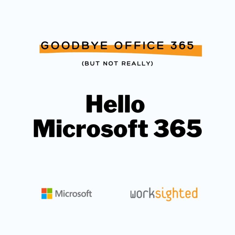 Microsoft 365 Name Change