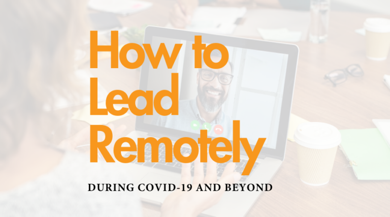How to Lead Remotely